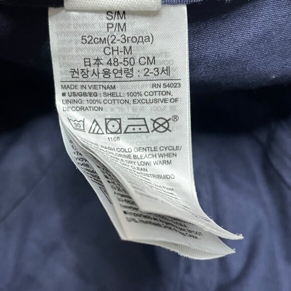 Baby Gap Navy and Blue Hat Spellout Patch Logo Small - Picture 9 of 10